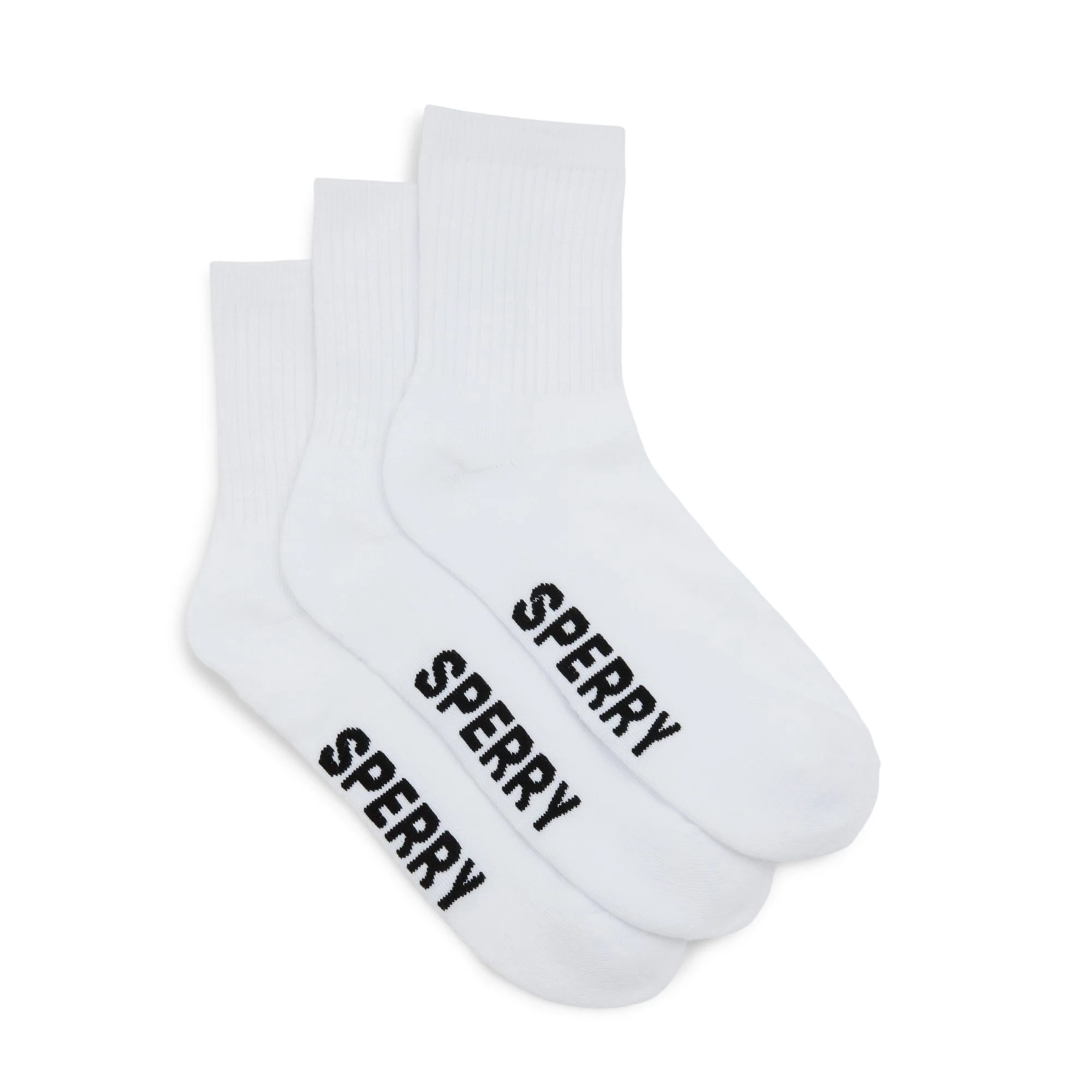 Mens 3-Pack Short Crew Socks